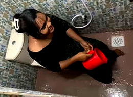 Big ass newly married wife fucking in bathroom