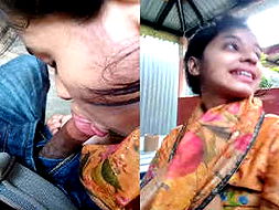 Shy GF BJ to Lover in Park