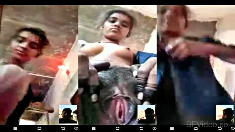 Dehati Girl Showing Her Bushy Pussy On VC