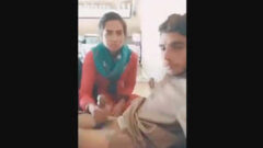 Devar Is Getting A Handjob From Punjabi Bhabhi