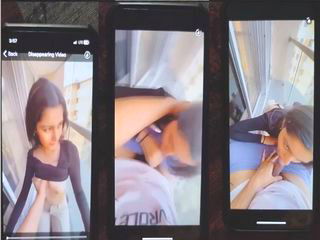 Cute Desi Slim Girl Blowjob