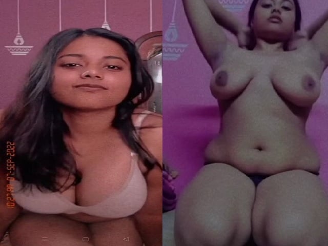 Chubby babe stripping bra viral Bengali sex clip