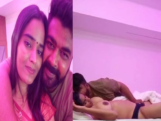 Beautiful GF with big boobs in viral sex in hotel room