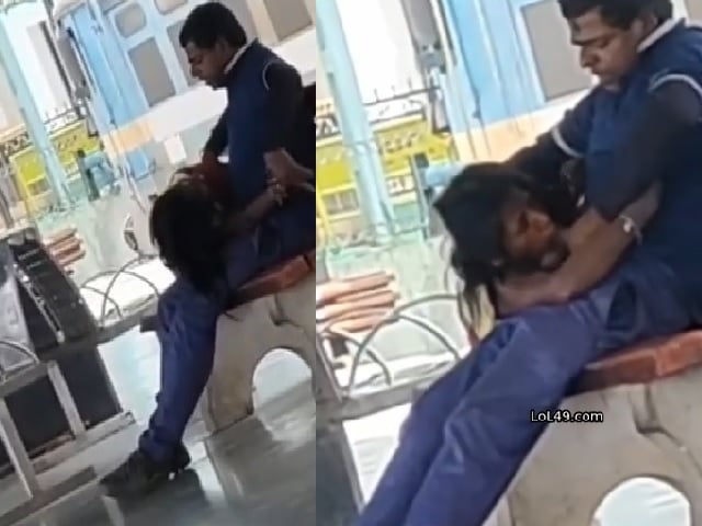 Randi in railway station sucking dick caught by voyeur