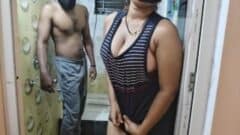 Bhabhi Ji With Tight Pussy Had Sex With Her Husband in the Bathroom