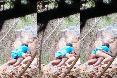 Crazy guy shoots his outdoor sex MMS with a whore