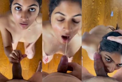 Kinky guy pisses in his naked GF’s mouth in nude MMS