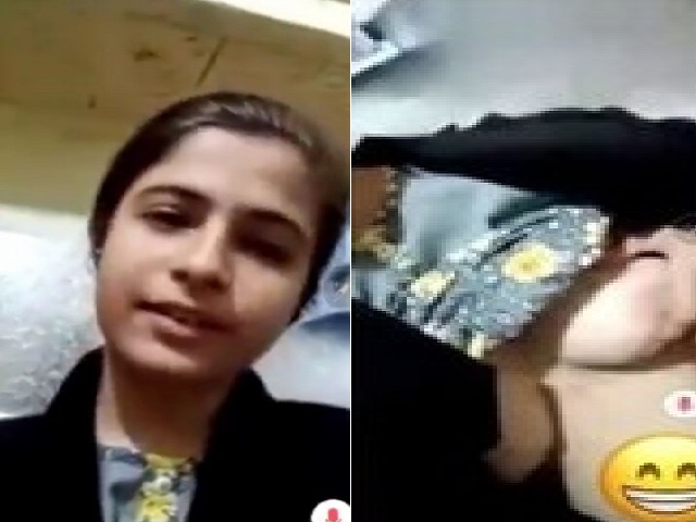 First time video call of desi girl showing big boobs