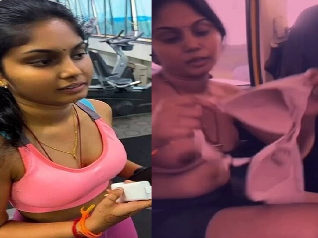 Tamil girl painful sex in car with gym trainer viral MMS