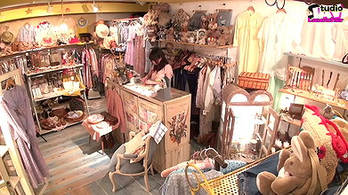 Risky Thrill, Bold Encounter with a Charming Shop Assistant After a Risky Moment – Scene1