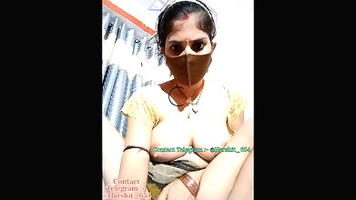 Anju Bhabi Private Show Face Reveal and Nude Stripping My Desi