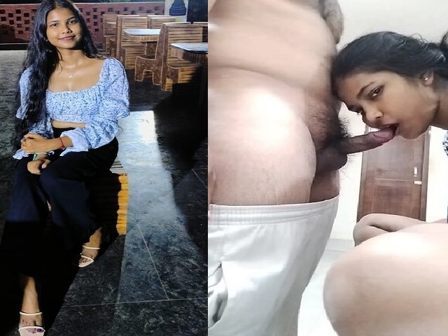 Indian horny girlfriend blowjob to boyfriend before sex